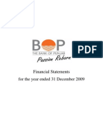 Financial Statements For The Year Ended 31 December 2009