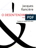 Rancière, Jacques - o Desentendimento