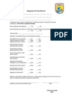 Fit Testing Government Form