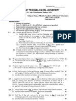 Matrix Analysis of Framed Structure