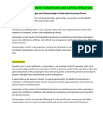 Chapter 2 - Corporate Formations and Capital Structure