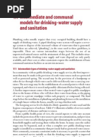 Intermediate and Communal Models For Drinking-Water Supply and Sanitation