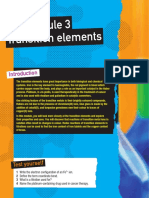 Helpful For CAPE U1 Chemistry - Transition Elements