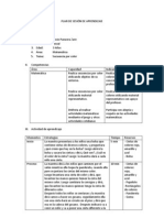 Plan de Sesión de Aprendizaje