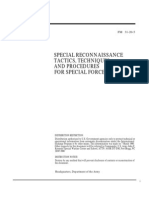 Special Reconnaissance Tactics, Techniques, and Procedures For Special Forces