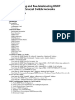 Cisco HSRP Troubleshooting