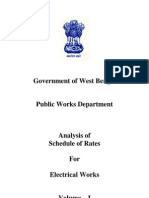 PWD Schedule Rate Analysis