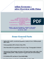 Indian Economy: A Comparative Overview With China