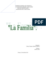 Ensayo Sobre La Familia