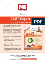 CSAT Book Services Exam