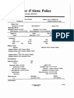 Coeur D'alene Police Report For Incident 08C02131