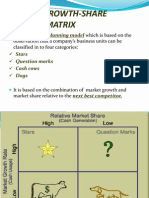 The BCG Growth-Share Matrix