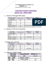 Criteria For EC Classification