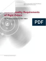 Balance Quality Requirements of Rigid Rotors - The Practical Application of ISO 1940-1