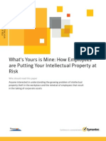 WP WhatsYoursIsMine-HowEmployeesarePuttingYourIntellectualPropertyatRisk Dai211501 Cta69167 PDF