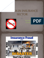 Frauds in Insurance Sector