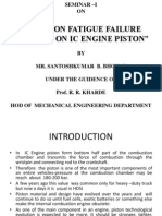 Study On Fatigue Failure Analysis On Ic Engine Piston