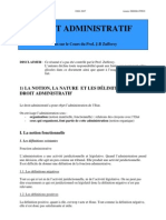 Cours de Droit Administratif