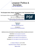 EU, Russia and The Future of Transnistria