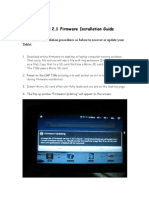 Android 2.1 Firmware Installation Guide: Please Follow Installation Procedures As Below To Recover or Update Your Tablet