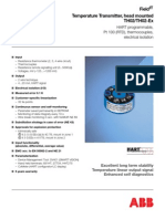 PT-100 RTD 4 Wire Sensor Rosemount