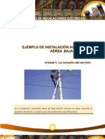 Ejemplo - de - Instalaciones - Acometida - Aerea - de - Baja - Tension PDF