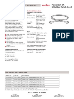 Molex PowerCat 6A Shielded Patch Cords