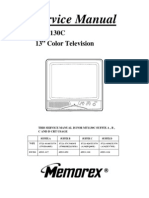 Memorex Mt1130c TV Service Manual