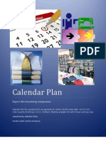 Calendar Plan or Action Plan For Production