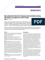 Research: Non-Alcoholic Fatty Liver Disease and Mortality Among US Adults: Prospective Cohort Study