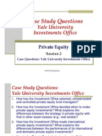 Session 2 Case Study Questions - Yale University Investments Office