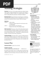 Reading Strategies: Lesson Plan