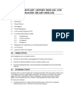 Unit 4 Coronary Artery Disease and Ischaemic Heart Disease: Structure