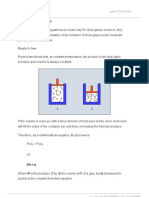 Laws of Ideal Gas