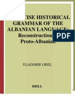 Orel - A Concise Historical Grammar of The Albanian Language