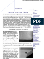 Radiograph Interpretation - Castings