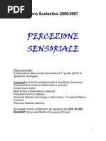 Presentazione Percorso Percezione Sensoriale