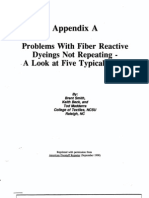 Problems With Fiber Reactive Dyeings Not Repeating - A Look at Five Typical Cases