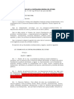 Ley Organica de La Contraloria General Del Estado Con Señas