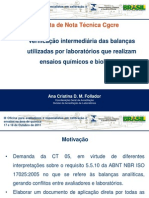 Cgcre - Verificação Intermediária Das Balanças