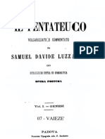 Samuel Davide Luzzatto Pentateuco Volgarizzato. Genesi 28-32