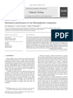 Mechanical Performance of Coir Fiber-Polyester Composites