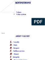 Army Values Powerpoint PR