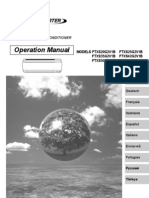 Manual de Operación FTXS-G