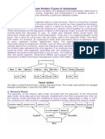 Database Models (Types of Databases)