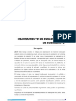 220.b Mejoramiento de Suelos A Nivel Subrasante