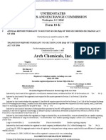 ARCH CHEMICALS INC 10-K (Annual Reports) 2009-02-20