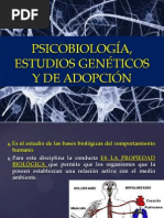 Psicobiología, Estudios Geneticos y de Adopcion