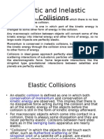 Elastic and Inelastic Collisions