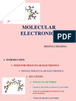 Molecular Electronics